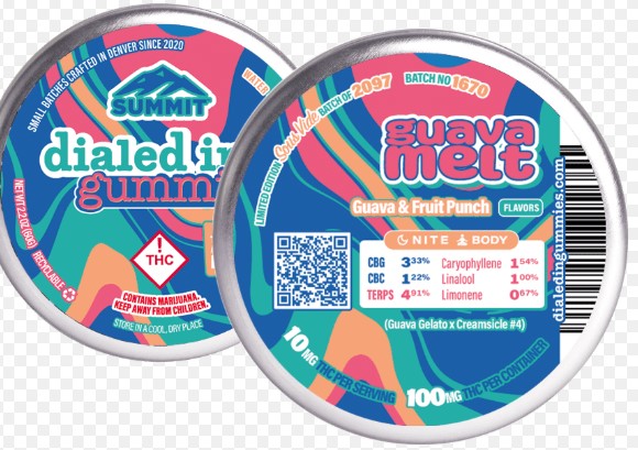 Photograph of product: Dialed In | Rosin Gummies | Guava Melt (I)
