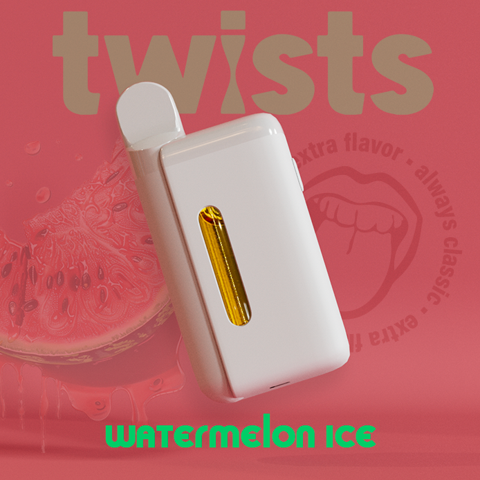 Photograph of product: Oil Twist Tanker - Watermelon Ice - Disposable - 4000mg
