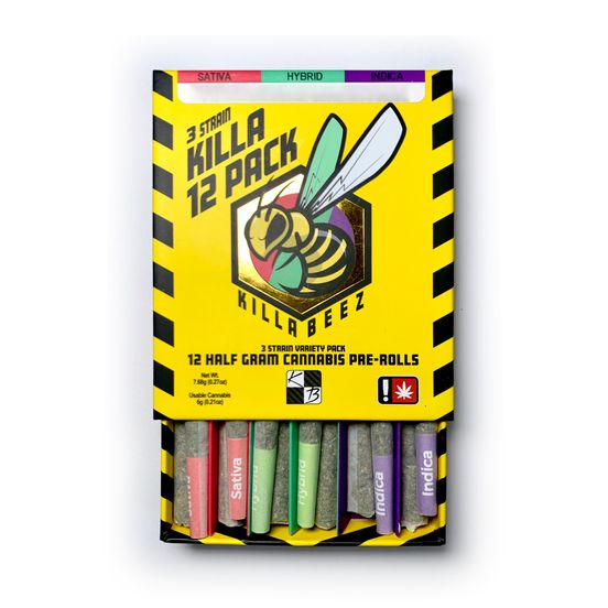 Photograph of product: Killa Beez Joint Pack: June Plum x Pistachio x au chocolat Burger 12PK - 