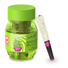 Photograph of product: Bodega Boyz - Shorties Pre Roll Pack - Sour Apple