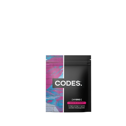 Photograph of product: Codes | Gummies | Show Me Sky Berry 100mg