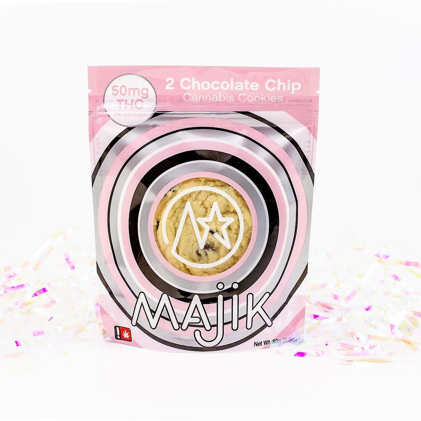 Photograph of product: Majik - Chocolate Chip 100mg Cookie (H)
