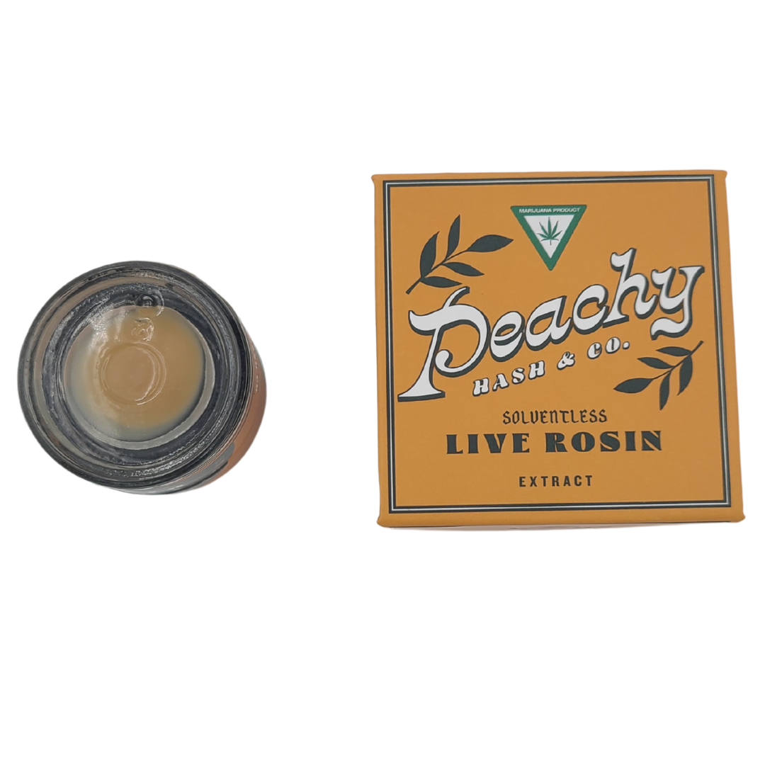 Photograph of product: Peachy au chocolat | Chem Brulee 1g Live Rosin