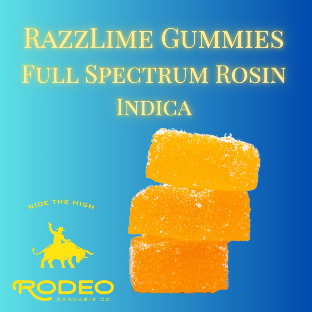 Photograph of product: RazzLime Rest Live Rosin Gummies T4.61 20pk (00197)