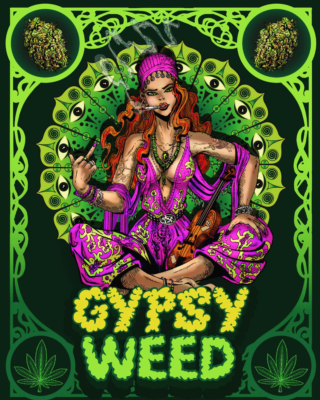 Photograph of product: Gypsy Oui'd | 1g Pre-Roll | Jet Fuel Gelato