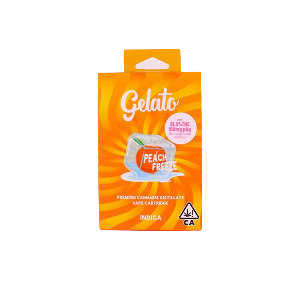 Photograph of product: Gelato - 1g 510 Cart - Peach Freeze