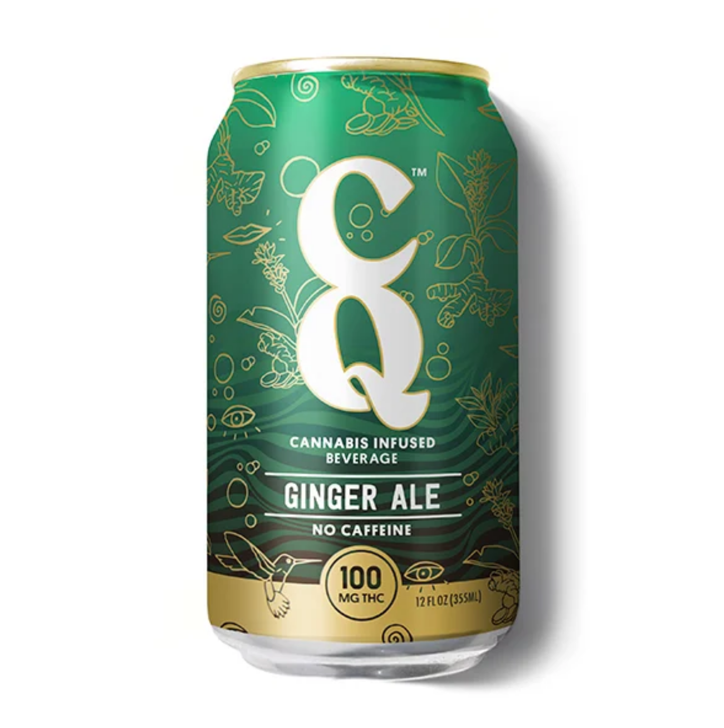 Photograph of product: CQ - Ginger Ale 12oz 100mg