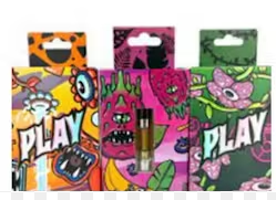 Photograph of product: Blue Razz Sorbet | PLAY | au chocolat Rosin/Distillate 510 Cartridge