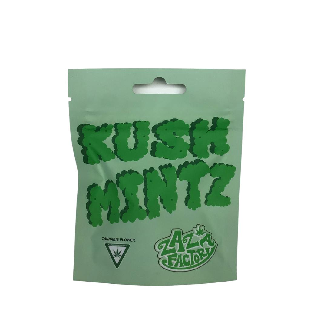 Photograph of product: Zaza Factory | Kush Mintz | 3.5g