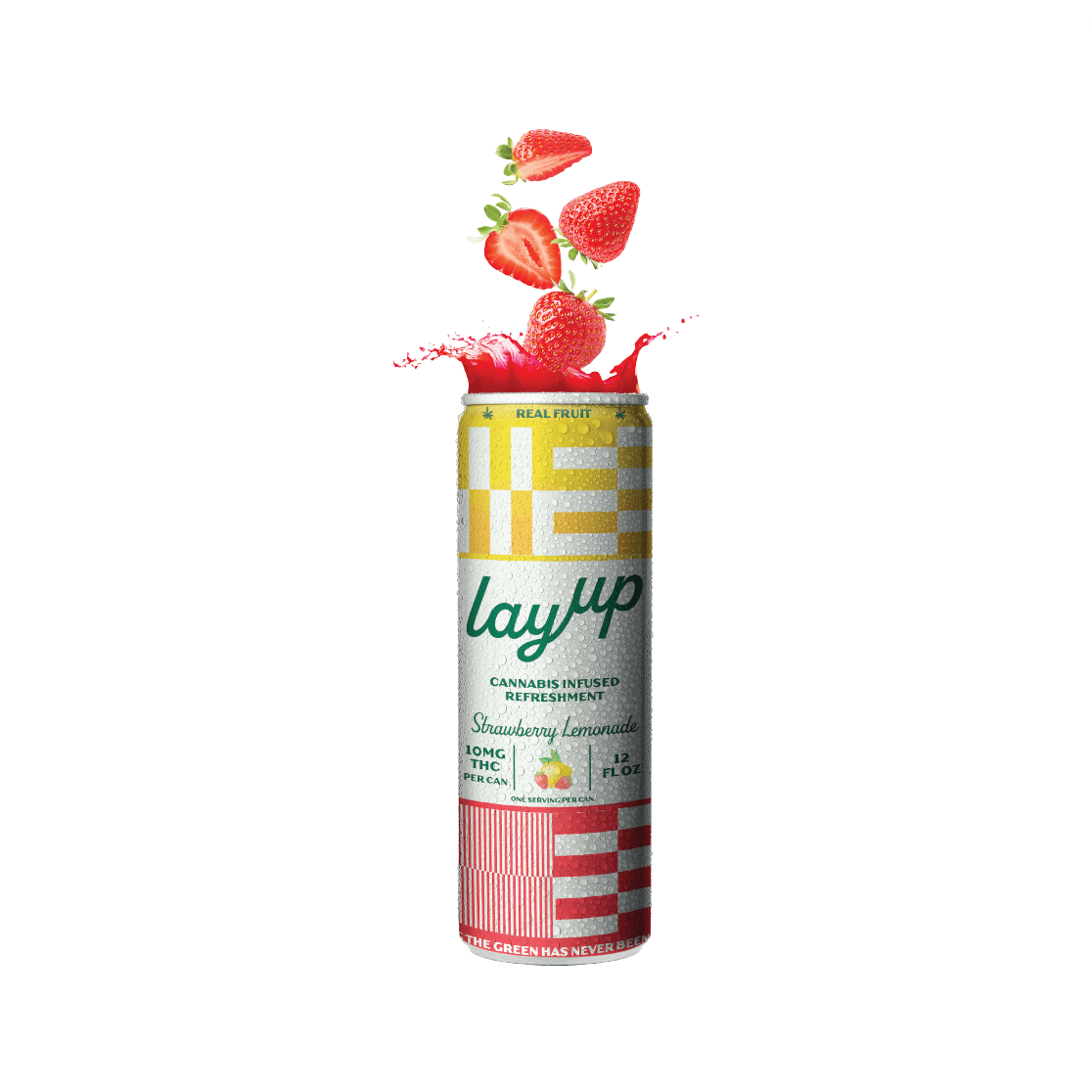 Photograph of product: Layup Strawberry Lemonade Fast Acting Beverage 10mg