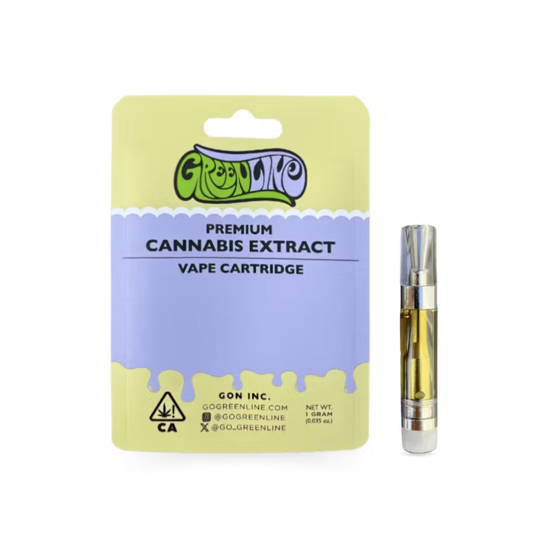 Photograph of product: Greenline Cart 1g - Berry White (I/H)