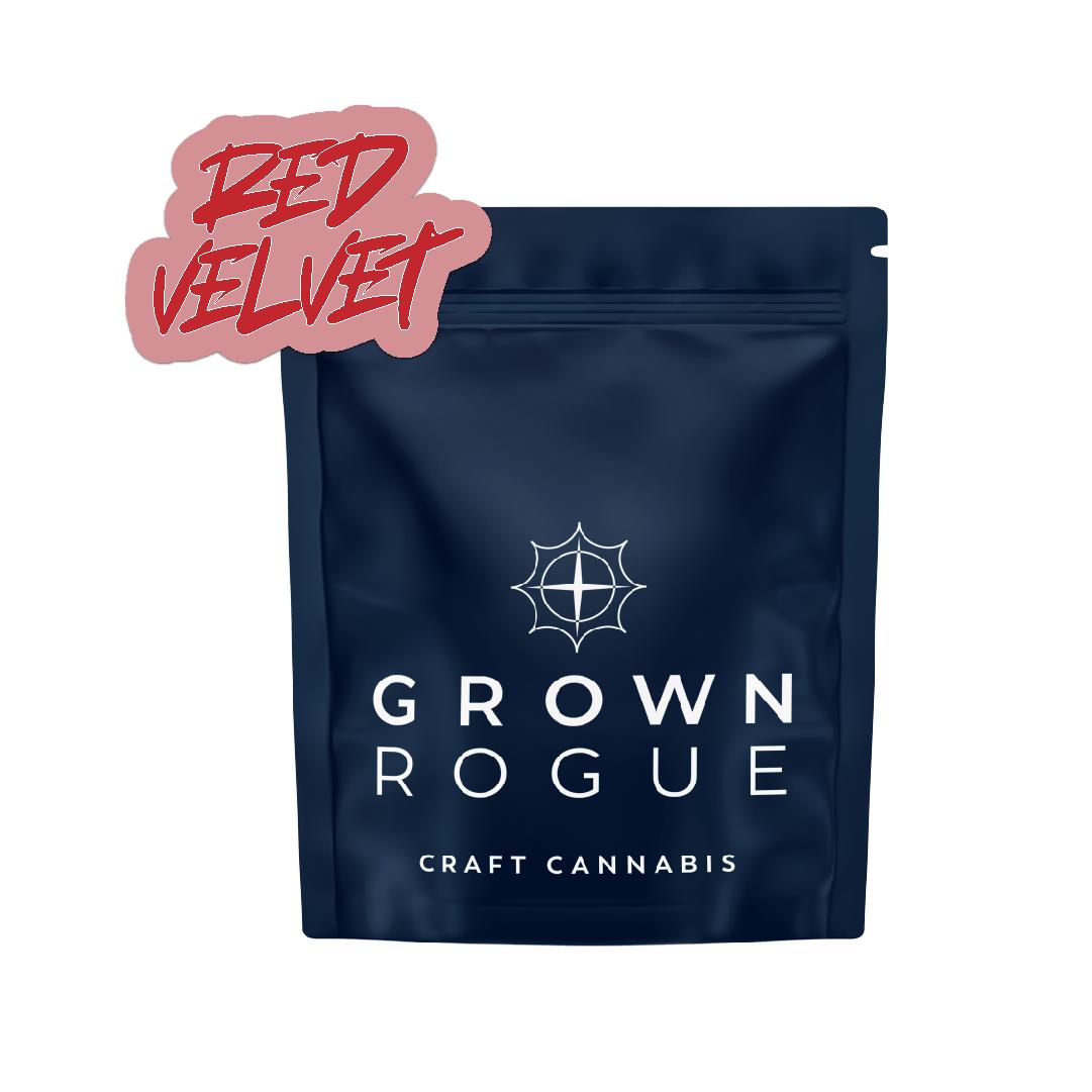 Photograph of product: Grown Rogue Red Velvet Flower 7g