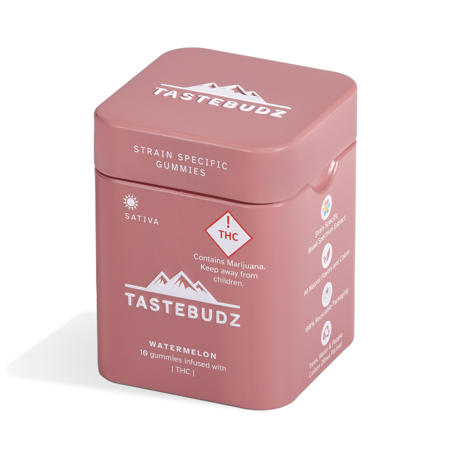 Photograph of product: TasteBudz - Rosin Gummies - Watermelon (S) 100mg