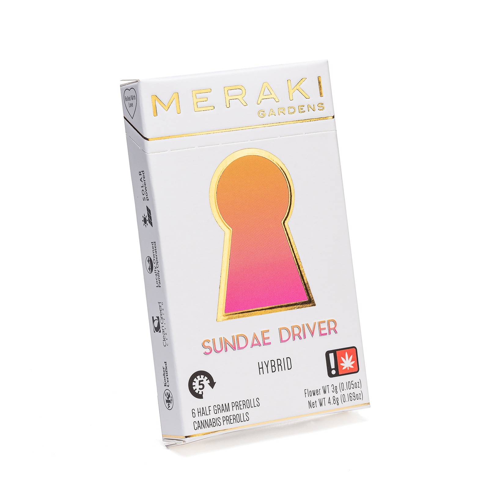 Photograph of product: MERAKI ( 6 X .5G PREROLLS ) Oui'd