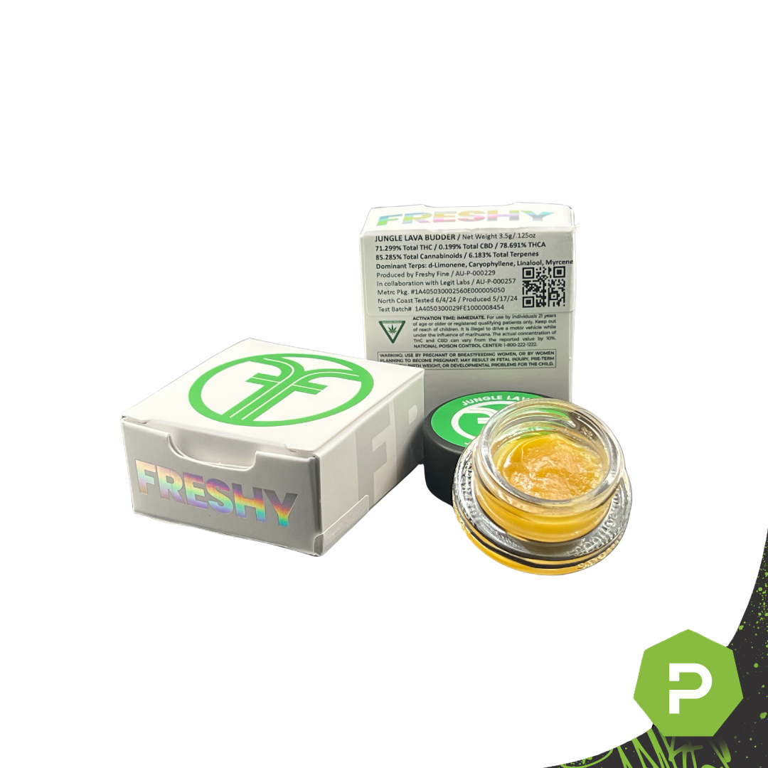 Photograph of product: Freshy Fine Budder | Jungle Lava