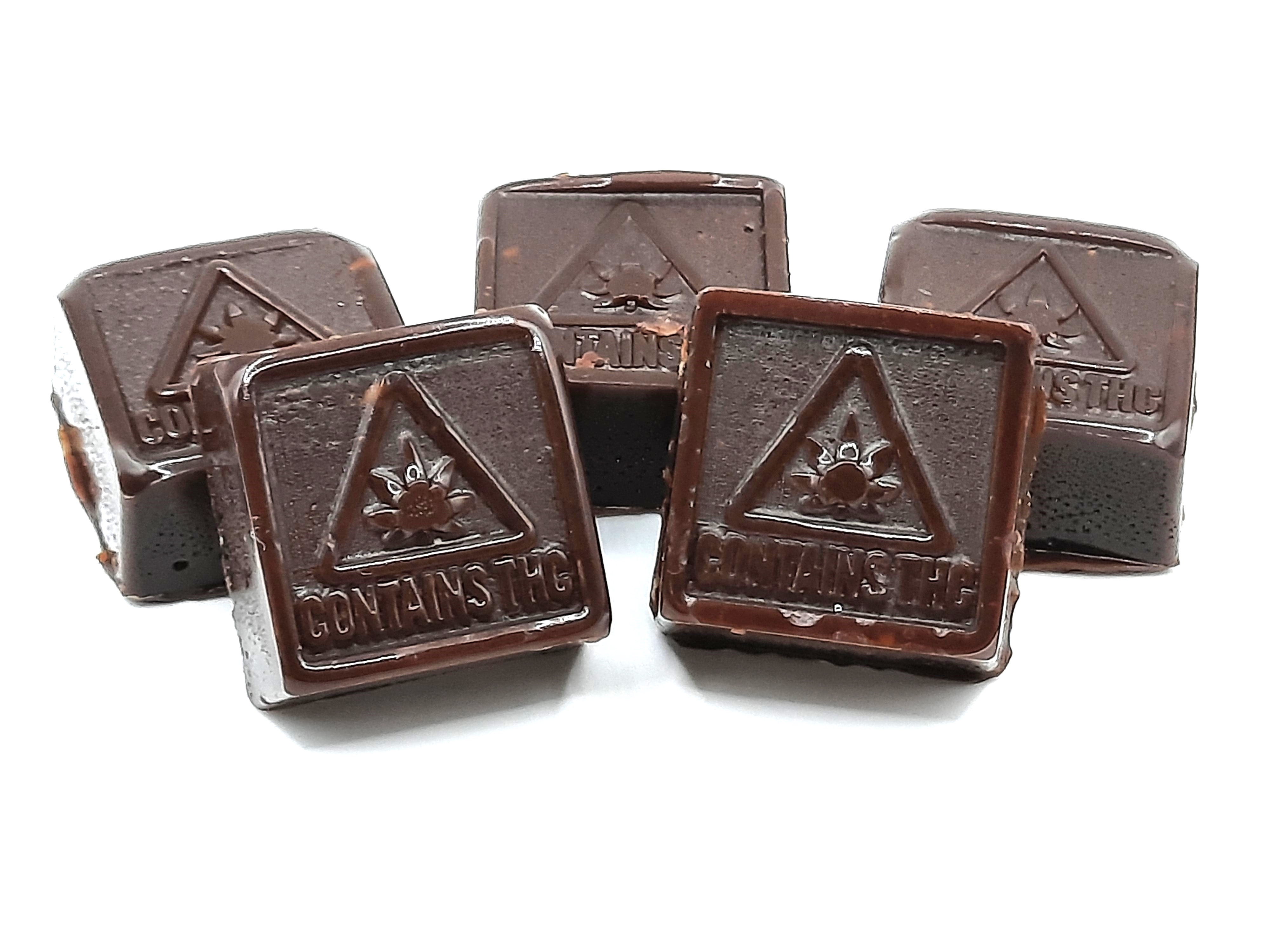 Photograph of product: Caramel | Chocolate | 5pk | 50mg