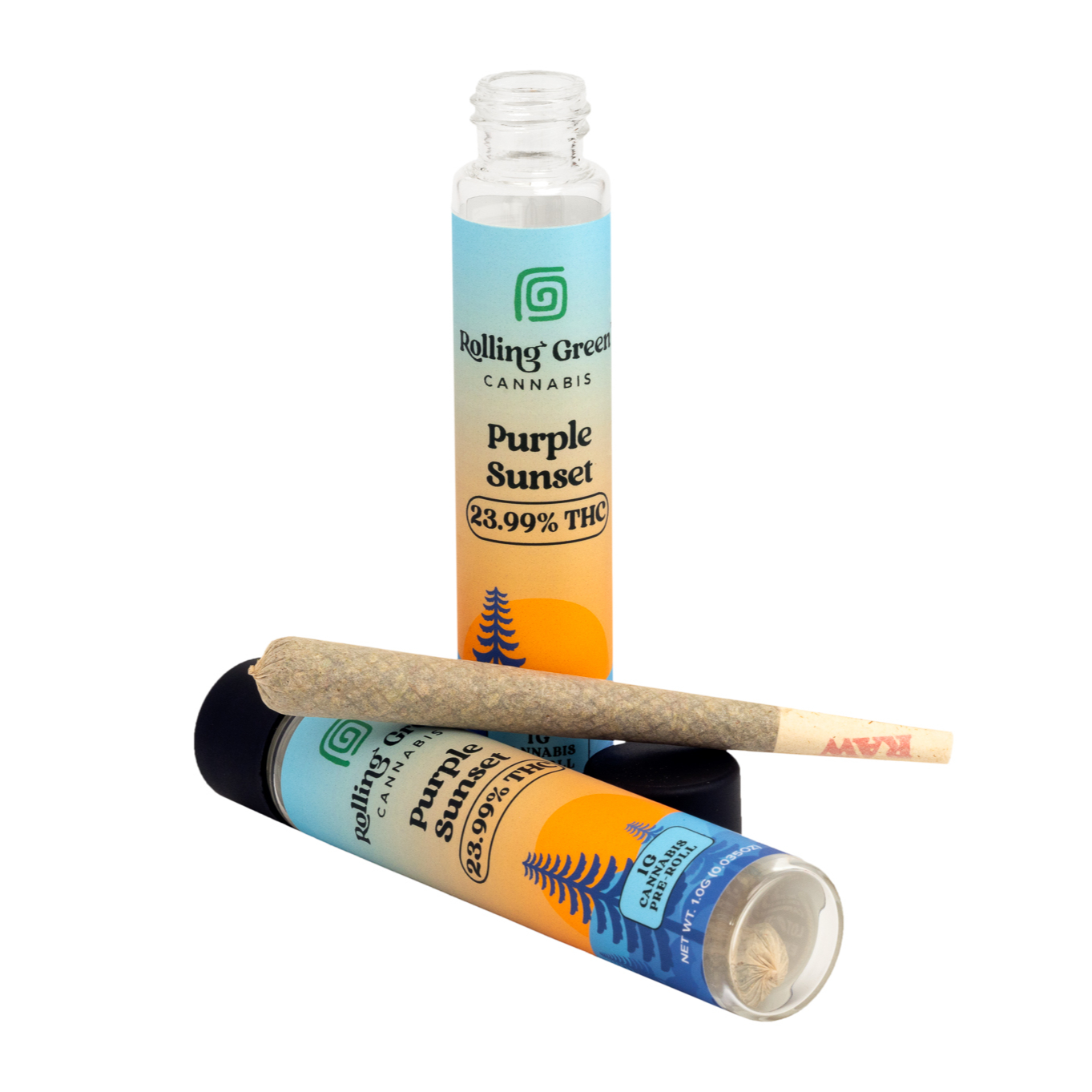 Photograph of product: Rolling Green | Bisacotti | Pre-roll