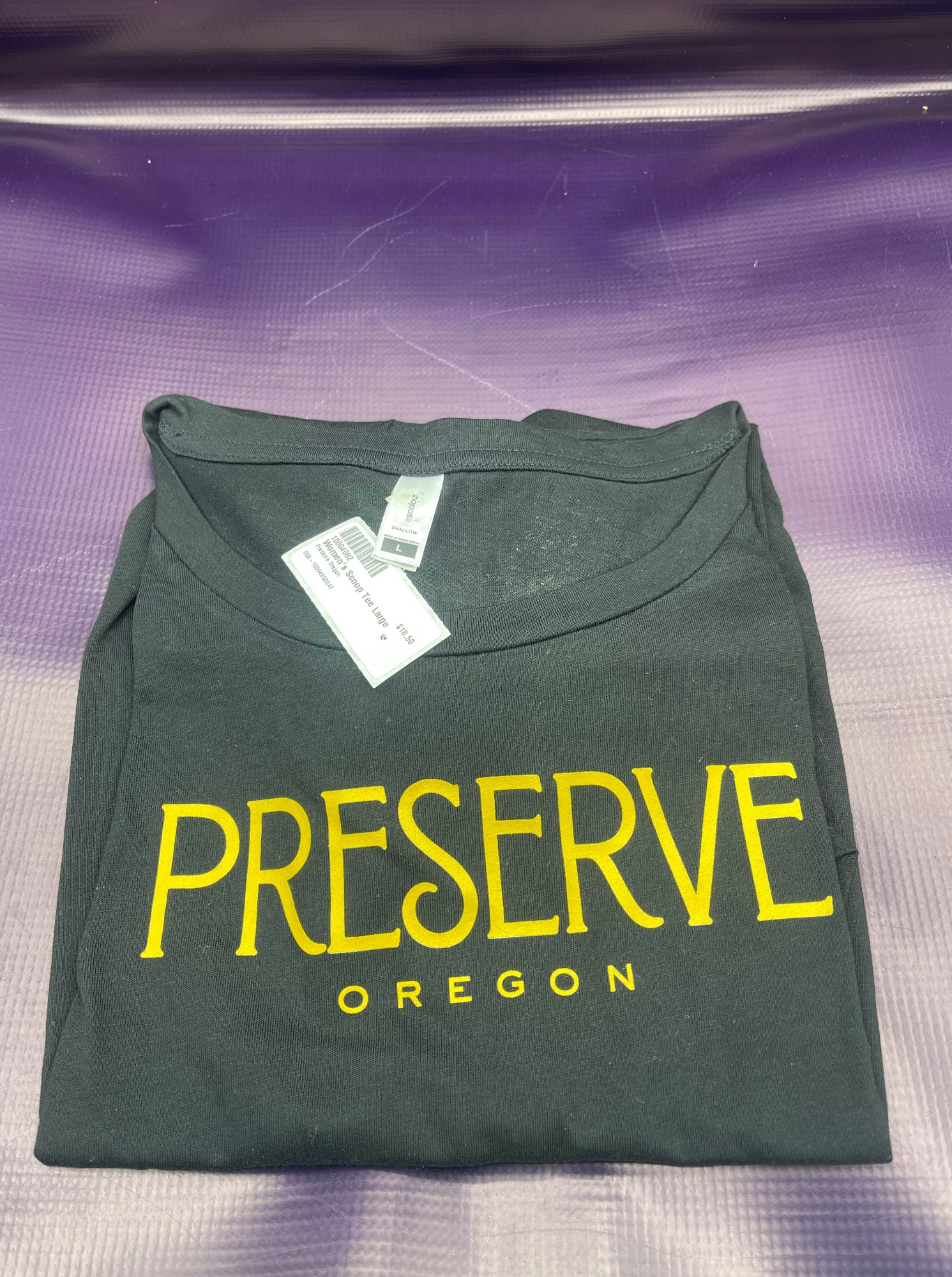 Photograph of product: Scoop Tee - Staple Preserve - Women's Large