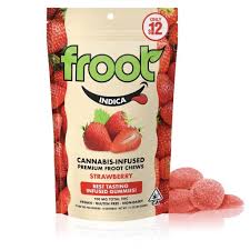 Photograph of product: Froot Gummies Strawberry 100mg