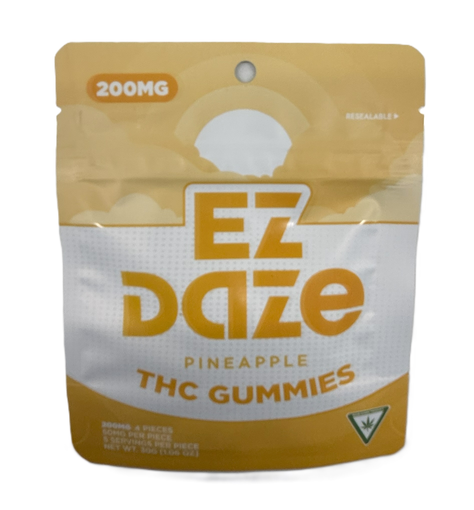 Photograph of product: EZ Daze 200MG Gummies - Pineapple