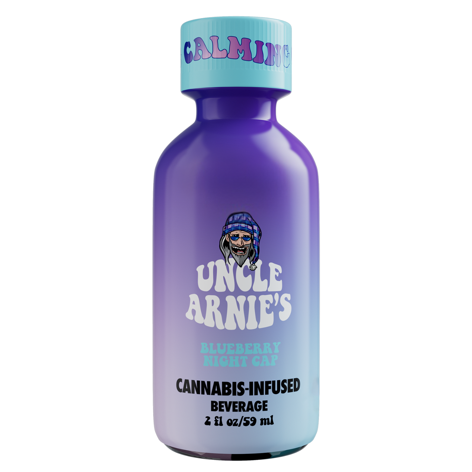 Photograph of product: UNCLE ARNIE'S | BLUEBERRY NIGHT CAP | 200mg INFUSED SYRUP