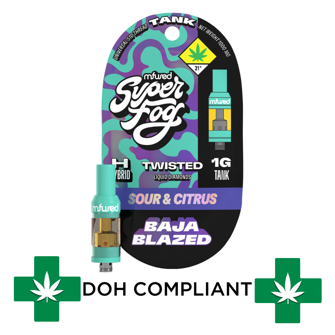 Photograph of product: DOH | Baja Blazed Super Fog Twisted Cartridge | 1g