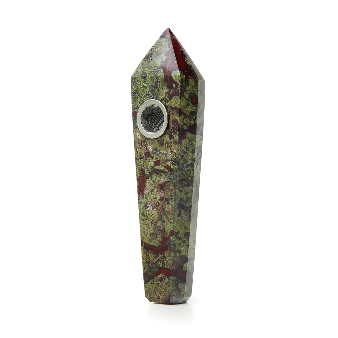 Photograph of product: Astral Project | Gemstone Jewel Pipe | Dragon's Blood