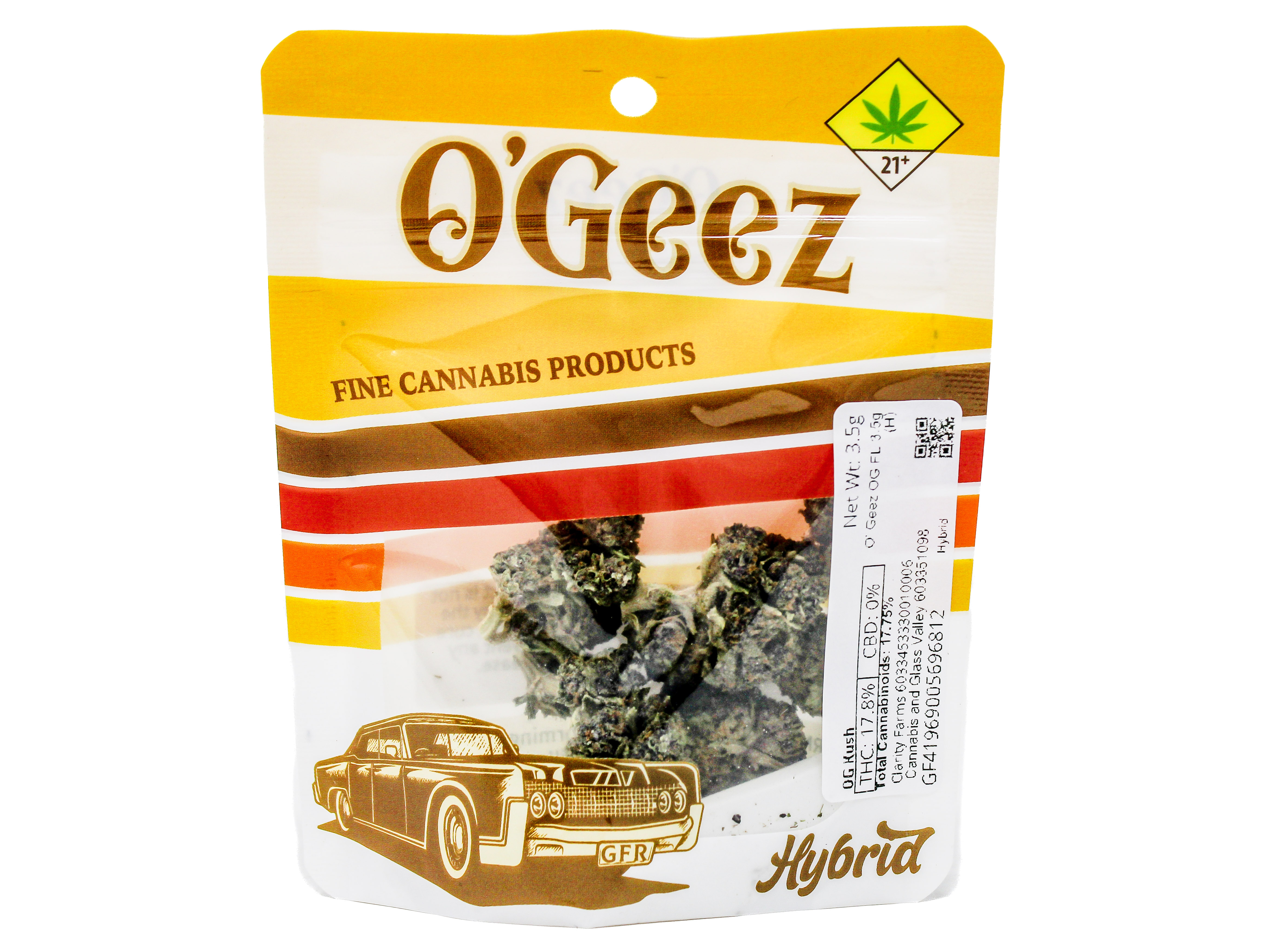 Photograph of product: COW OG Kush 50719 - 3.5g