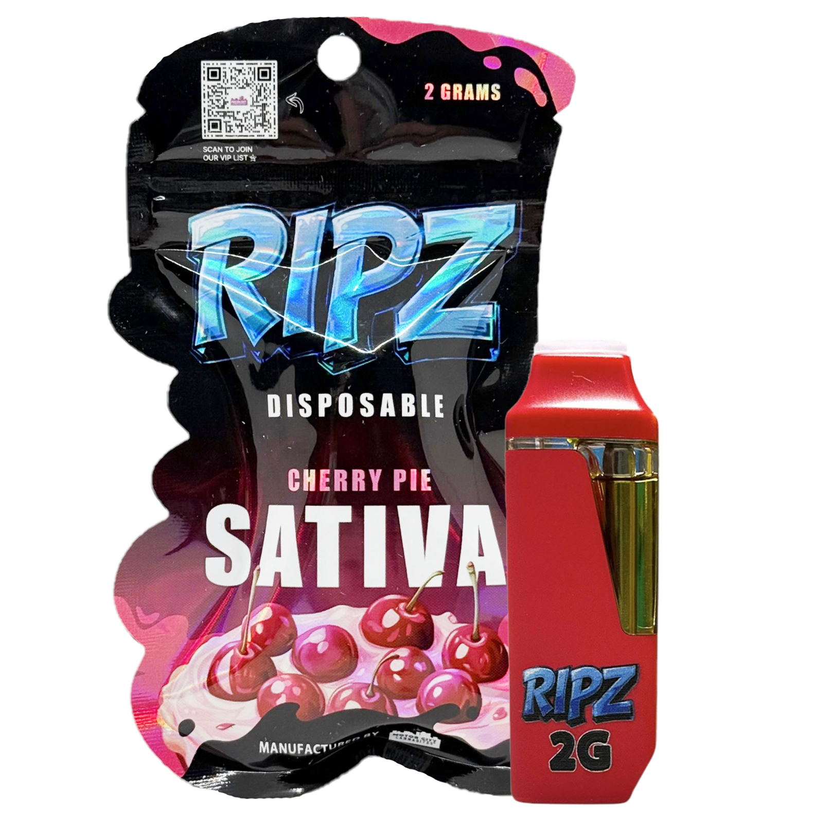 Photograph of product: Ripz Cherry Pie Disposable Vape Rec