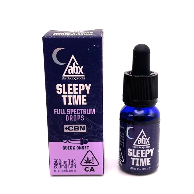 Photograph of product: SLEEPY TIME SOLVENTLESS + CBN DROPS 15ML - ABSOLUTE EXTRACTS