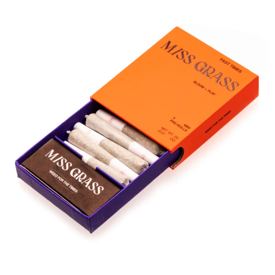 Photograph of product: Miss Grass | Fast Times Pre-Rolls | 5PK
