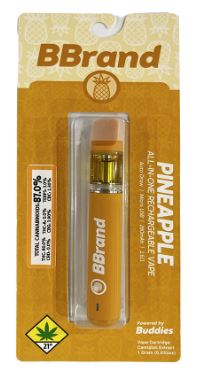Photograph of Product: Pineapple Flavored Distillate Disposable | 1g