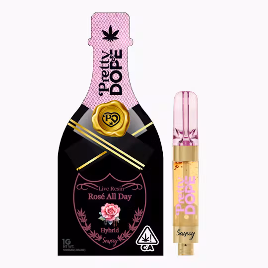 Photograph of Product: Pretty Dope - Raspberry Parfait - Live Resin Cartridge