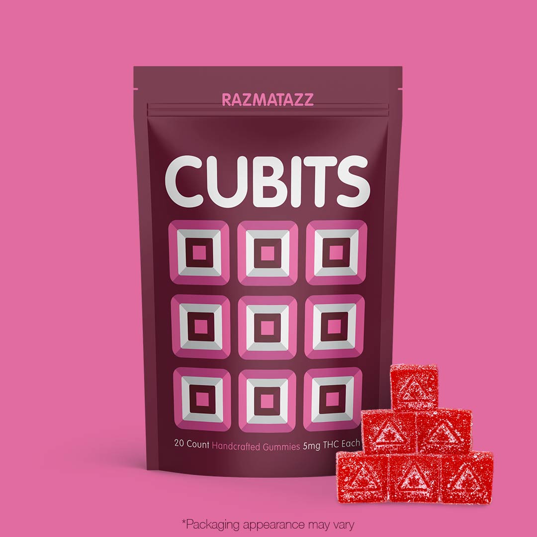 Photograph of Product: Cubits | Razmatazz | Gummies | 5mg 20pk