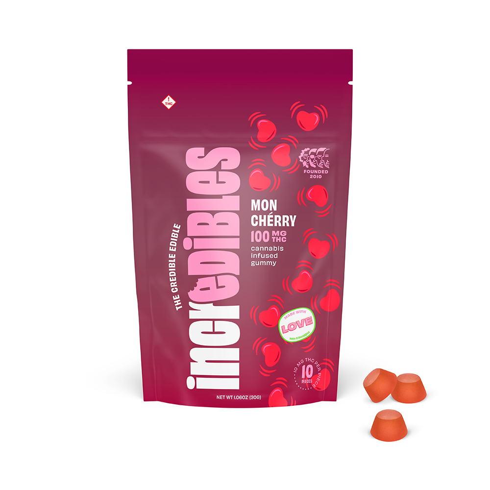 Photograph of product: Incredibles | Mon Cherry 10pk | 100mg