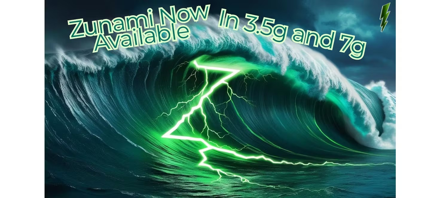 Photograph of product: Green Lightning - Zunami - 3.5g - Flower