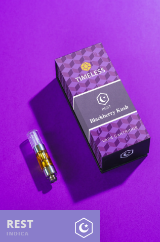 Photograph of product: Blackberry Kush | Cartridge