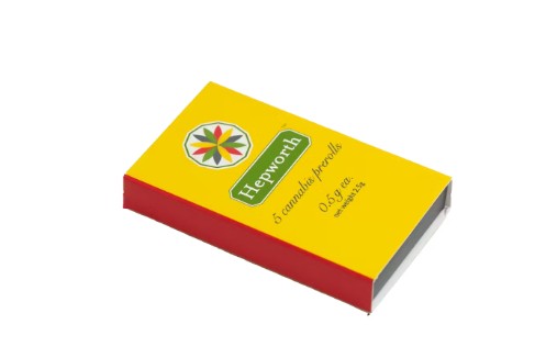 Photograph of product: Hepworth | Mimosa | 5pk | Pre-rolls