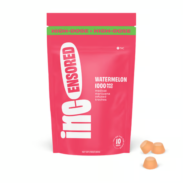 Photograph of product: 10ct/100mg Troches (Watermelon)