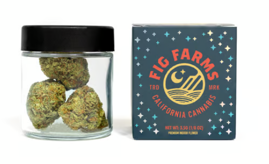Photograph of product: FIG FARMS SOUR SAGE #1 FLOWER 3.5G