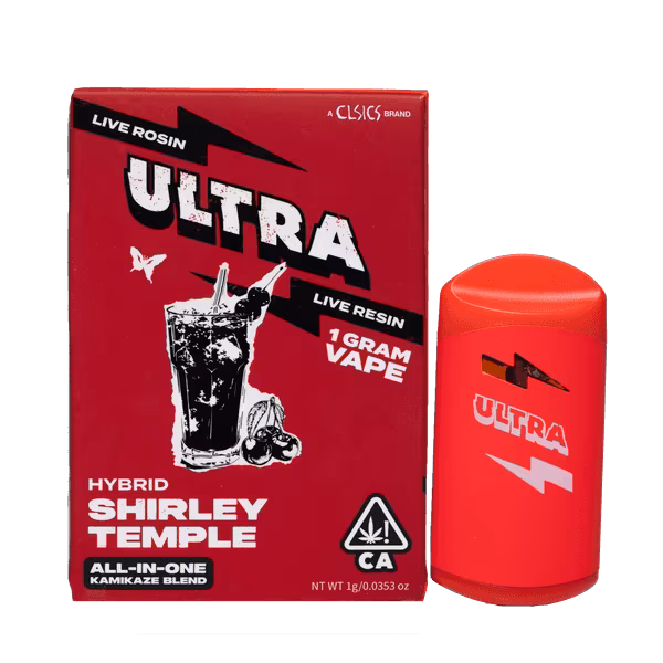 Photograph of product: Shirley Temple - 1g Live Rosin AIO | Ultra