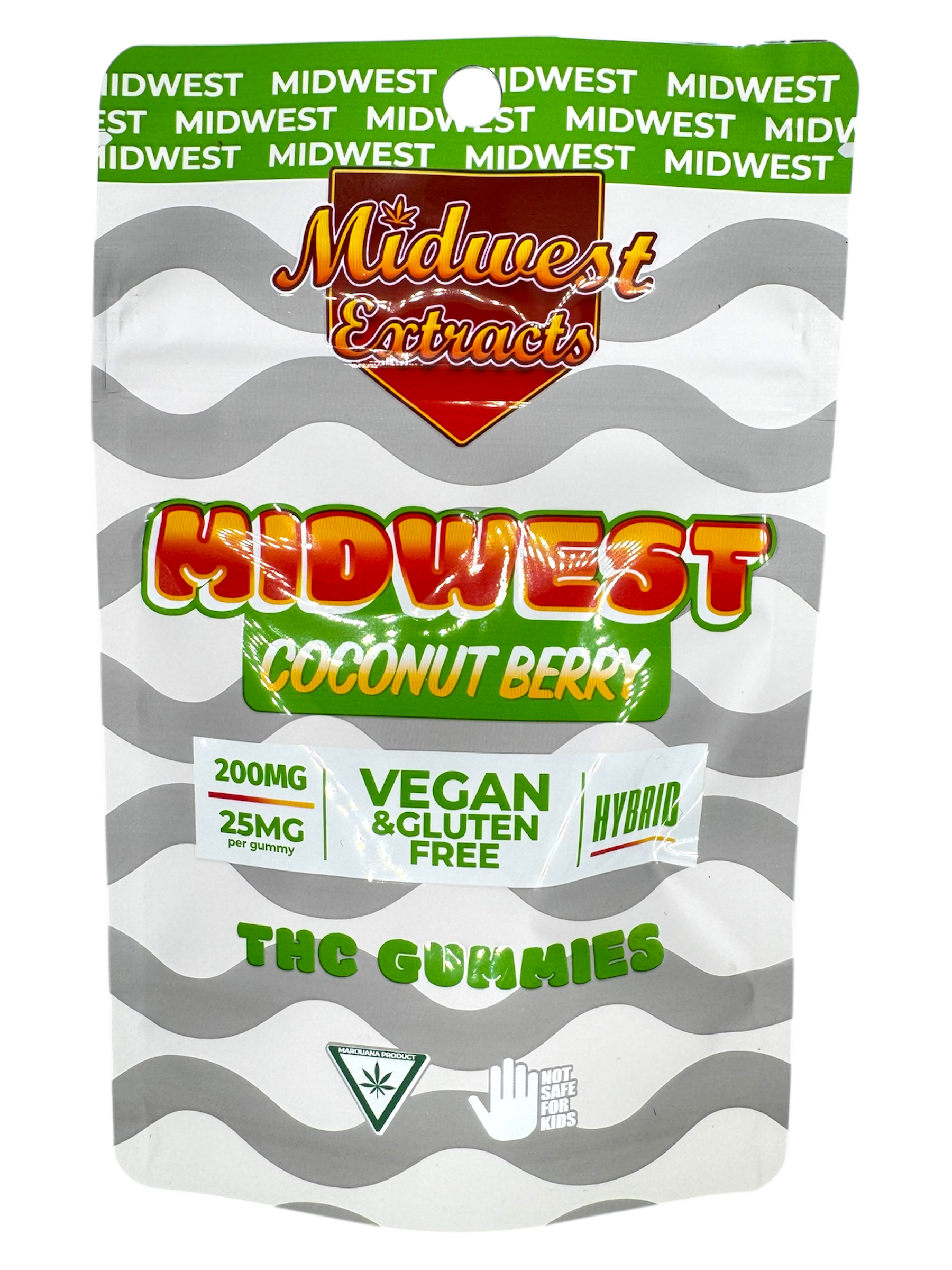 Photograph of product: 200mg Coconut Berry Vegan Gummies