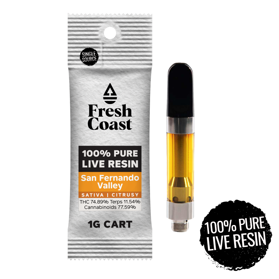 Photograph of Product: Fresh Coast - San Fernando Valley Live Resin Cartridge 1g