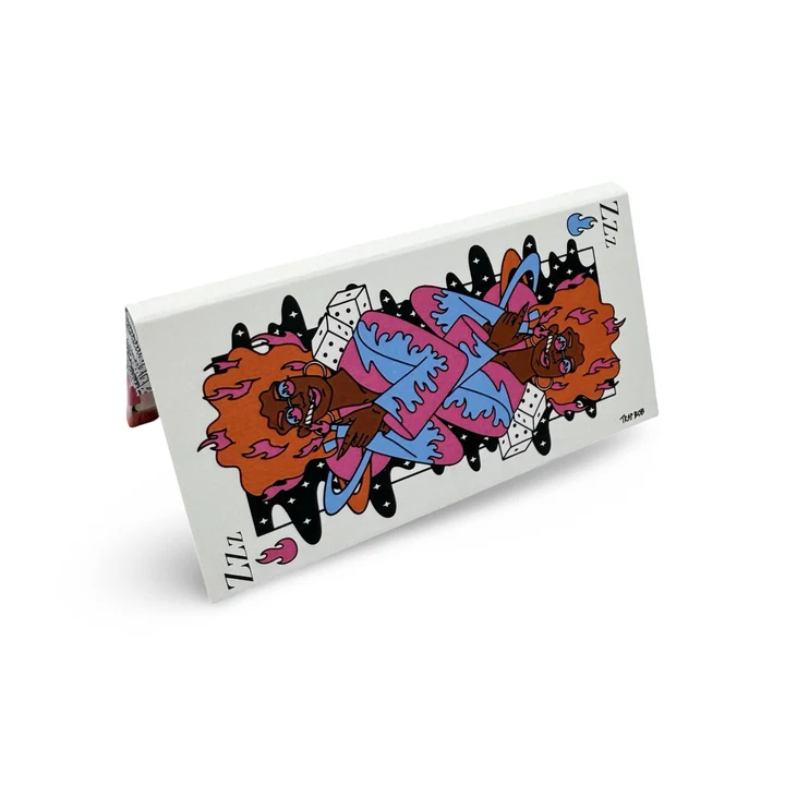 Photograph of product: ZZZ | King Size "Queen of Flames" Slim Papers + Tips by Trap Bob