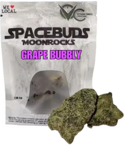 Photograph of product: Spacebuds Grape Bubbly Moon Rocks