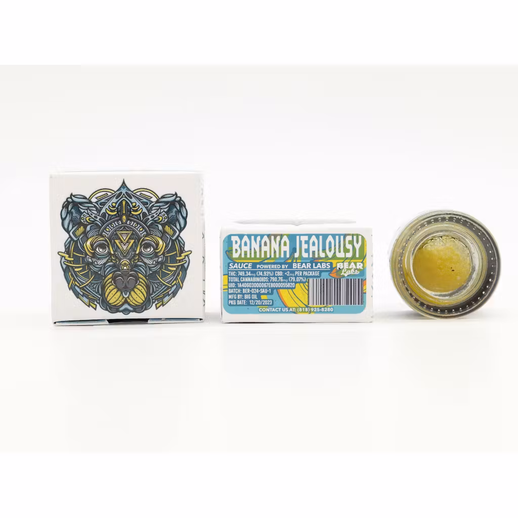 Photograph of product: BANANA JEALOUSY BUDDER | T4 | 1G