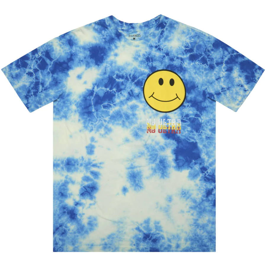 Photograph of product: MJ Ultra | Happy Daze Tie Dye T-Shirt | XXL