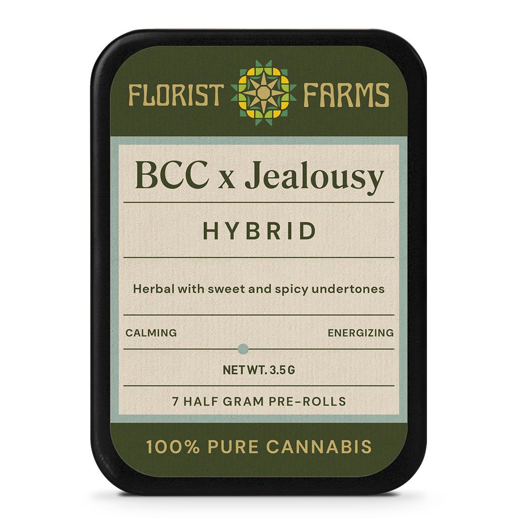 Photograph of product: BCC x Jealousy | Pre-Rolls | 7pk | 3.5g