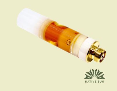 Photograph of product: Garlic Icing: Live Resin Cartridge