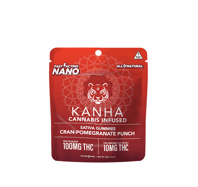 Photograph of product: Nano | Cran-Pomegranate | 100mg Gummy